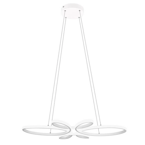 Nowoczesna lampa wisząca do salonu Fly 345619131 LED 32W 4000K biała