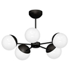 LAMPA sufitowa SFERA MLP8866 Milagro metalowa OPRAWA loftowy plafon kule balls na wysięgnikach sticks czarne białe