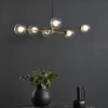 Wisząca lampa do jadalni Vignette VIG0645-20 szklane kule mosiądz