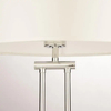 Stojąca LAMPA klasyczna ATHENS T01444WH CR Cosmolight abażurowa LAMPKA stołowa biurkowa do gabinetu biała