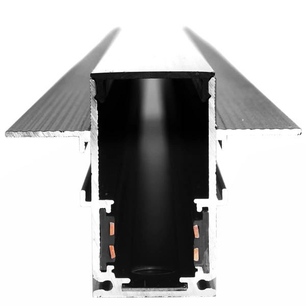 Magnetyczna szyna podtynkowa 457 Domeno LED metalowa czarna