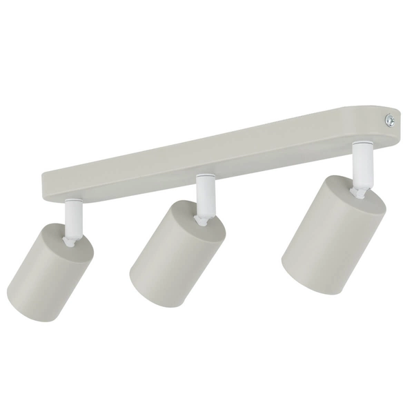 Potrójna lampa nasufitowa Livia 10240 reflektorki tubki beżowa