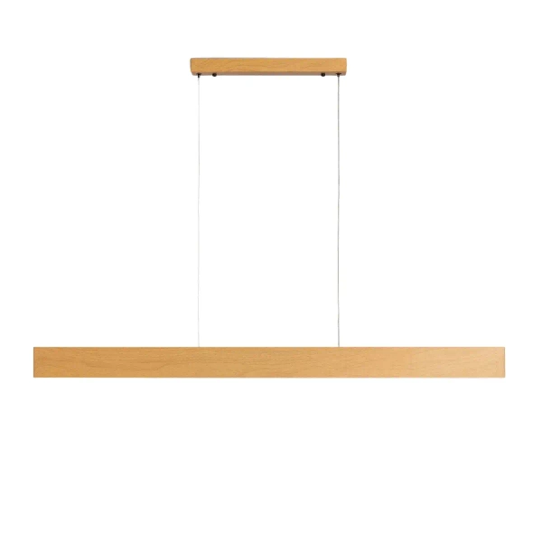 Drewniana lampa wisząca Vanguard ABR-LLV-30CCT-120-D LED 30W 2800-5000K biała
