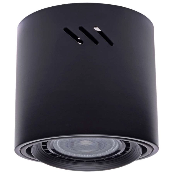 Downlight LAMPA sufitowa TUBO MAXI ML227 Milagro metalowa OPRAWA spot tuba z regulacją czarna