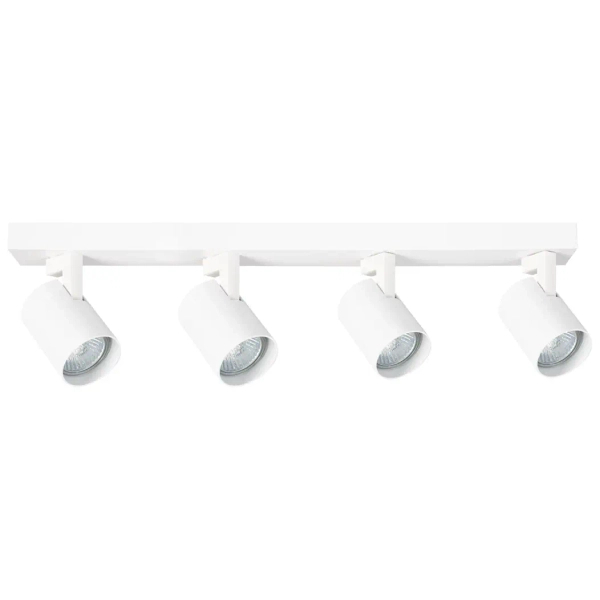 Lampa sufitowa z regulacją VOLF SPOT 4xGU10 ML1296 do jadalni tubki białe