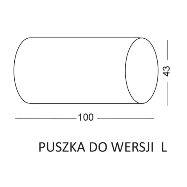 Podtynkowa lampa schodowa Lesel 001 L 100101108 Elkim LED 1W 3000K srebrna