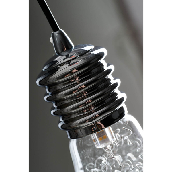 Zwieszana lampa pająk OTUS AZ1645 Azzardo salonowa chrom