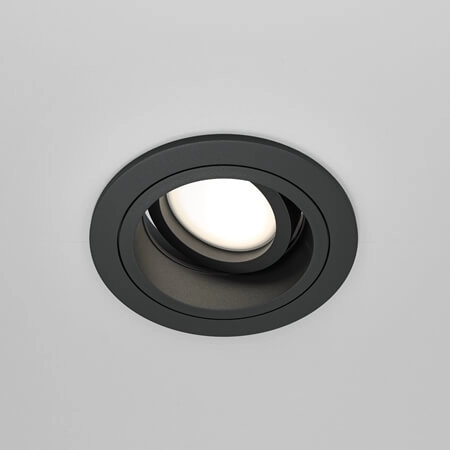 Wpuszczana lampa przysufitowa Atom DL025-2-01B czarny