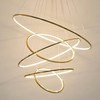 Pierścieniowa lampa wisząca Ring Slim MSE1501100163 Moosee LED 105W 3000K z pilotem złota