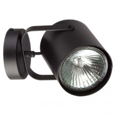 Kinkiet LAMPA ścienna FLESZ E27 31350 Sigma regulowana OPRAWA reflektorek metalowy czarny