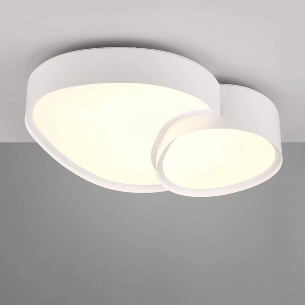 Modernistyczny plafon sufitowy Rise 647510231 LED 21W 2700-6500K biały