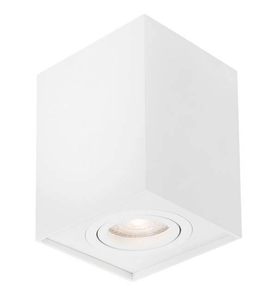 Nasufitowa lampa CHIVACOA LE61455 do sypialni cube biała