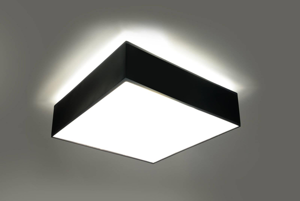 Plafon LAMPA sufitowa SL.0136 kwadratowa OPRAWA natynkowa czarna OUTLET