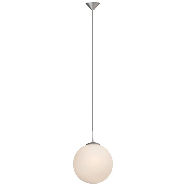 Kulista lampa wisząca Fantasia 93277/05 okrągła srebrna biała