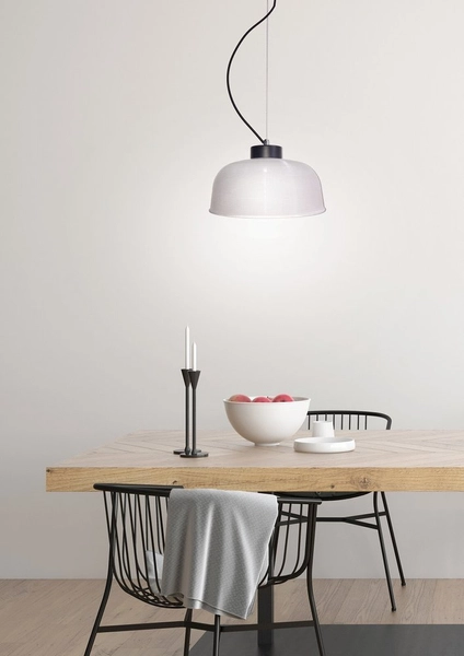 Zwisowa lampa LIVERPOOL 50101286 szklana czarny przezroczysty