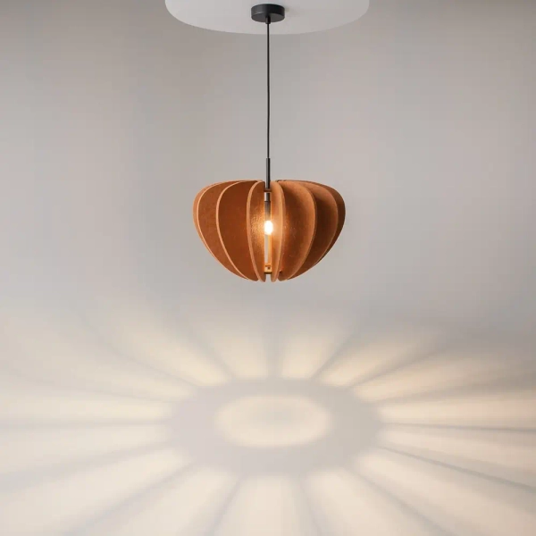 Lampa wisząca nad stół Cambio MOD398PL-01BR do salonu pomarańczowa
