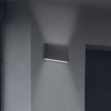 Elewacyjna LAMPA ścienna NESNA 7952 Rabalux prostokątna OPRAWA zewnętrzna LED 12W 3000K kinkiet IP54 grafitowa