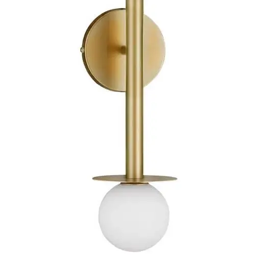 Modernistyczny/y kinkiet Morelos LE42894 góra-dół kule złote białe outlet