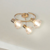 Plafon LAMPA sufitowa HOLLY 5549 Rabalux metalowa OPRAWA regulowane reflektorki szklane antyczne złoto bursztynowe