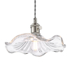 Szklana lampa wisząca Hadano HAD0161-12 do salonu chrom przezroczysty
