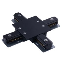 Krzyżowy X-ŁĄCZNIK Profile 8837 Nowodvorski szynoprzewodu do 1-fazowej szyny podtynkowej 230V czarny