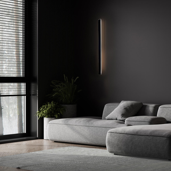 Ścienny kinkiet Bodo LP-789/1W 90 BK LED 12W 3000-6000K IP54 czarny