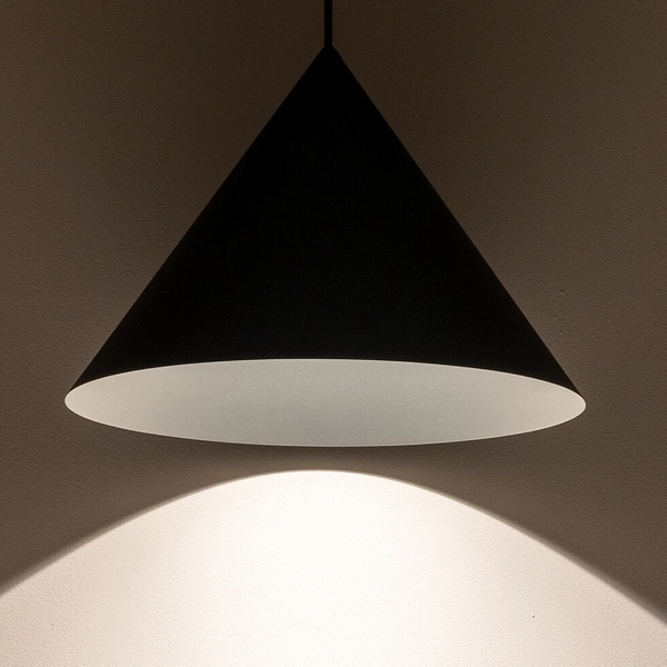 Lampa jadalniana zwis Zenith 10879 Nowodvorski nad stół stożek jedwabisty grafit