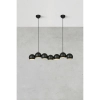 Wisząca lampa nad wyspę Cupolo 108860 metalowa kule molekuły czarna