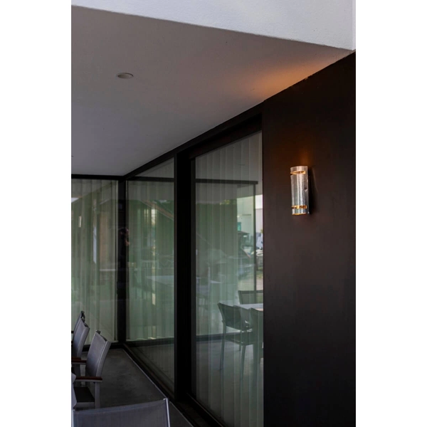 Kinkiet elewacyjny natynkowy RAN 5011701461 IP54 tubka metalowy srebrny