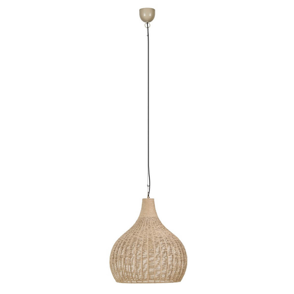 Wisząca lampa boho JANNE 366700136 nad stół juta beżowa
