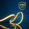 Wodoodporna taśma LED COB 1494 LED 10W 4000K 48V IP68 biała neutralna