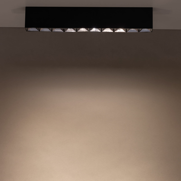 Natynkowa sufitowa lampa Midi 10056 Nowodvorski LED 40W 3000K czarna