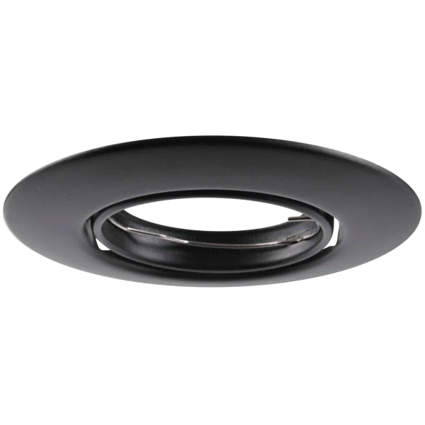 Ruchoma lampa sufitowa OPIN 306418 podtynkowa okrągła czarna