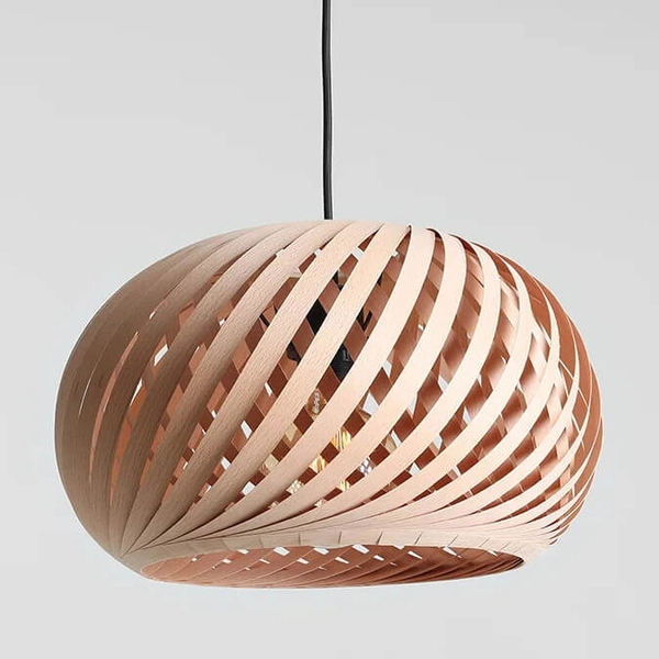 Wisząca lampa drewniana Nature 1123G_S Aldex ekologiczna naturalny