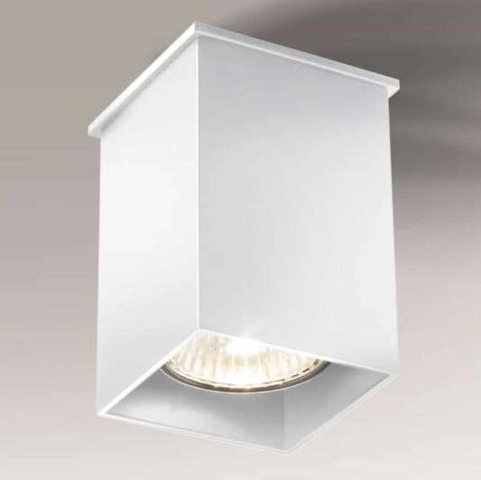 Downlight LAMPA sufitowa TODA 7000 Shilo natynkowa OPRAWA reflektorowa do łazienki biała