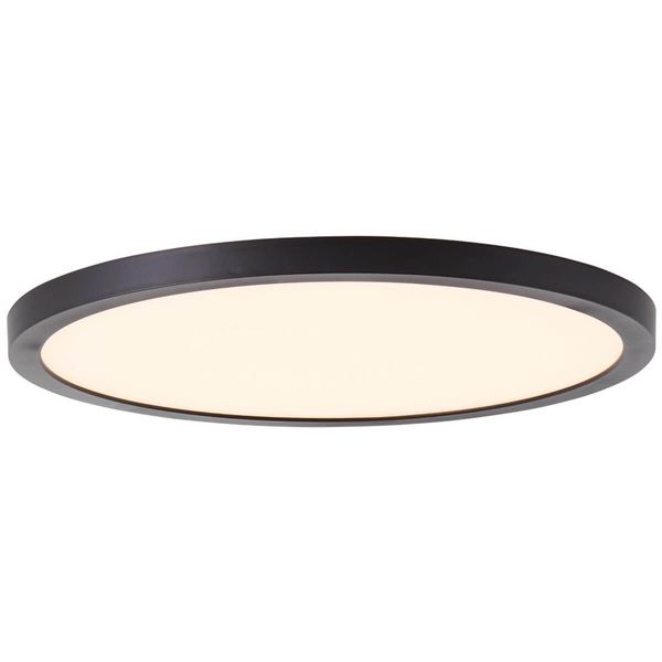 Plafon okrągły do salonu Tuco HK19148S76 LED 21W 3000K biały czarny