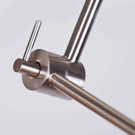 Wisząca lampa na wysięgniku Adam AZ1842+2xAZ2600 zestaw satyna czarna