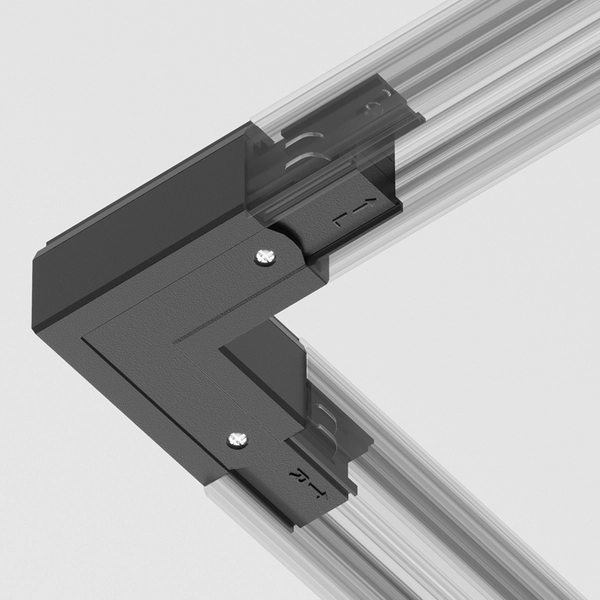 Zewnętrzna złączka-L do systemu trójfazowego Trinity TRA005CL-31B-L Maytoni czarna