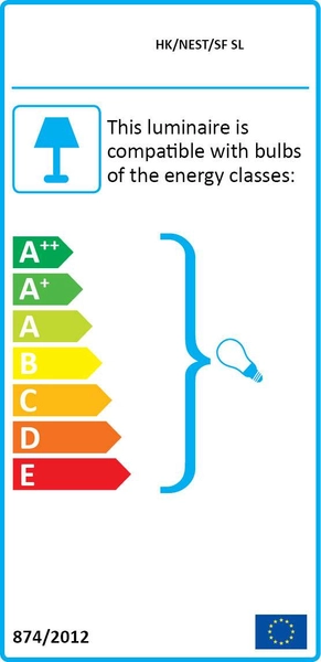 LAMPA sufitowa HK-NEST-SF-SL Elstead HINKLEY szklana OPRAWA okrągła klatka metalowa srebrna biała