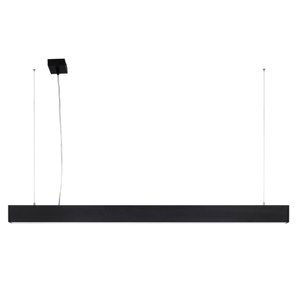 Biurowa lampa wisząca Traversi PRD-5470-142-BK-830-PN Italux LED 44W 3000K czarna