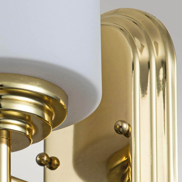 Ścienna lampa Malibu FE-MALIBU1-BATH-PB Feiss IP44 polerowany mosiądz