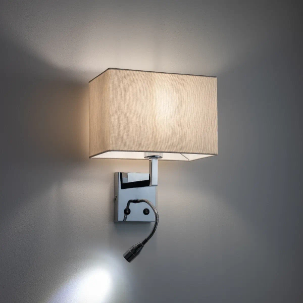 Naścienna lampa do jadalni HOTEL MOOD 11785 LED 2,2W 4000K kremowa chrom