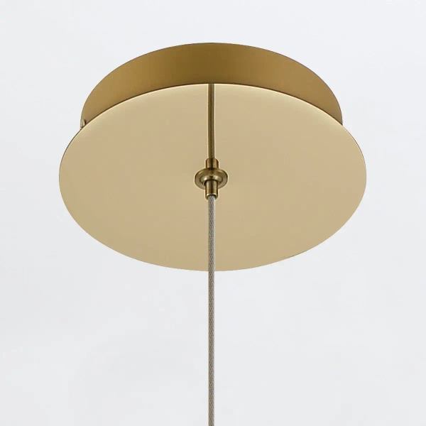 Wisząca lampa Atomo QN-ATOMO-1P-BG LED 9W 3000K szklana kula złoty