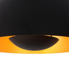 LAMPA sufitowa SIEMON 45196/01/30 Lucide metalowa OPRAWA hygge plafoniera kopuła czarna