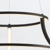 Okrągła lampa wisząca Cadoux QN-CADOUX-P-BK LED 54W 3000K czarny
