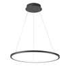 Zwisająca lampa okrąg Vinola PND-56135B-100RPC-BK-3KS4K-TRDIMM Italux LED 58W 3000-4000K czarny