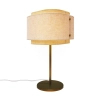 Stołowa lampka beżowa TAKAI 2620015018 1xE27 z abażurem tkaninowa
