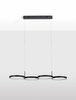 Designerska lampa wisząca GARCIA LE42829 Luces Exclusivas LED 41W 3000K czarna