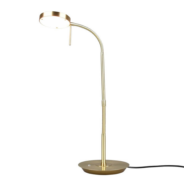 Biurkowa lampka z regulacją NEMIO DL108523310 LED 12W 2300-4000K złoty