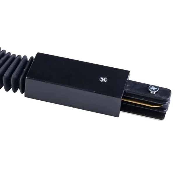 Elastyczny łącznik do szyn 2060 Zumaline 1-fazowy czarny